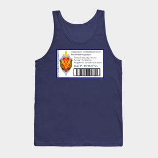 Russian Federation FSB Asset Tag Tank Top